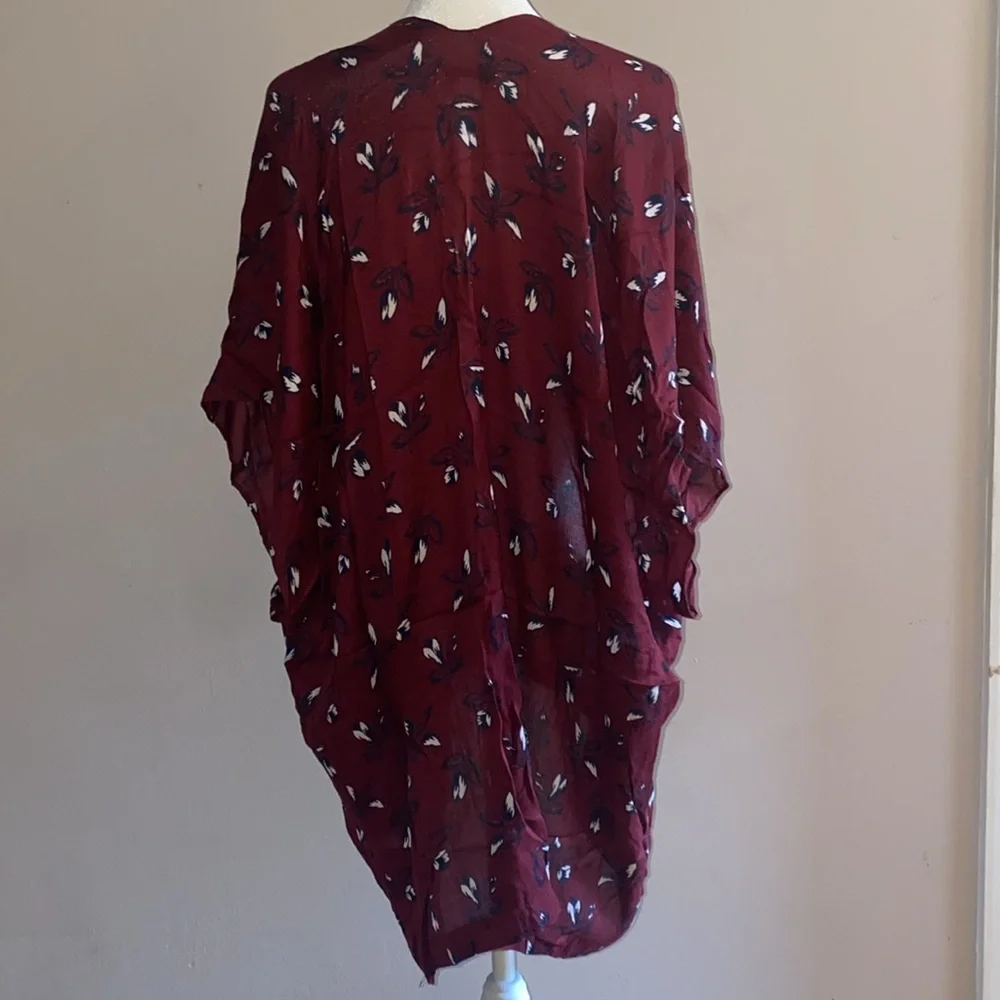 Loft Floral Scarf Kimono - Picture 4 of 10